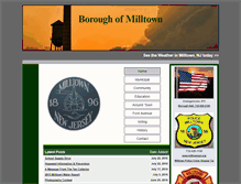 Tablet Screenshot of milltownnj.org